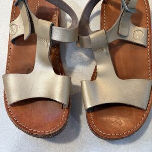 Freshly Picked Gold Kids Sandals
